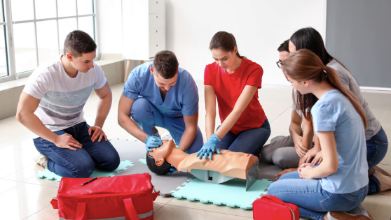 What are the steps involved in getting CPR certified for the first time?